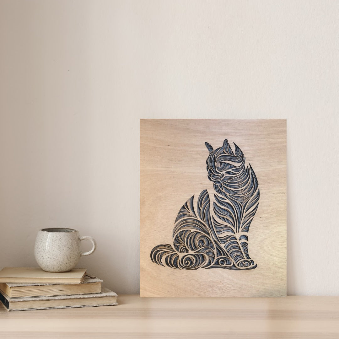 Abstract cat