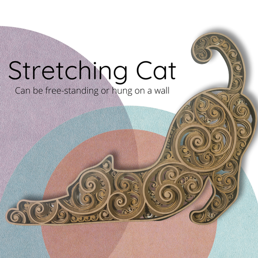 Stretching cat