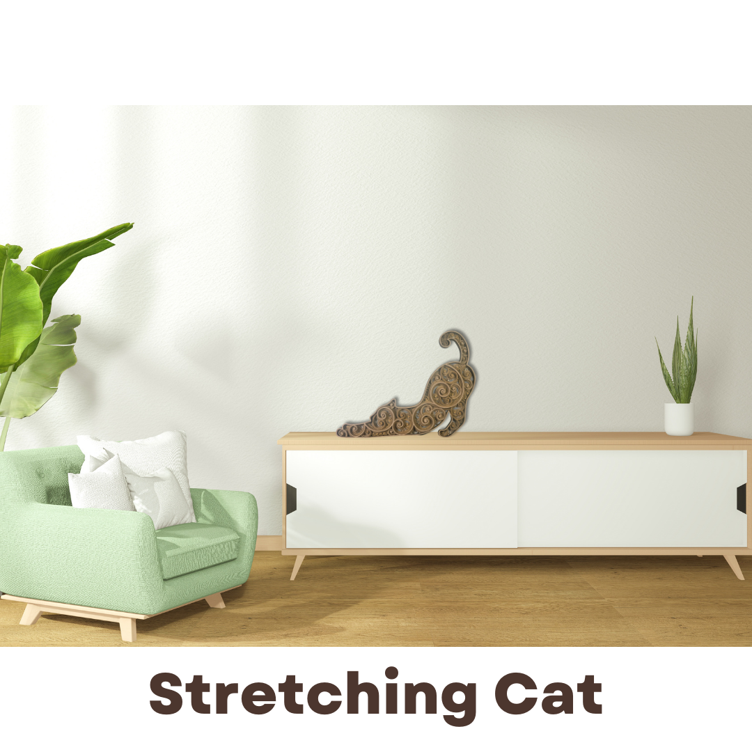 Stretching cat