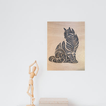 Abstract cat