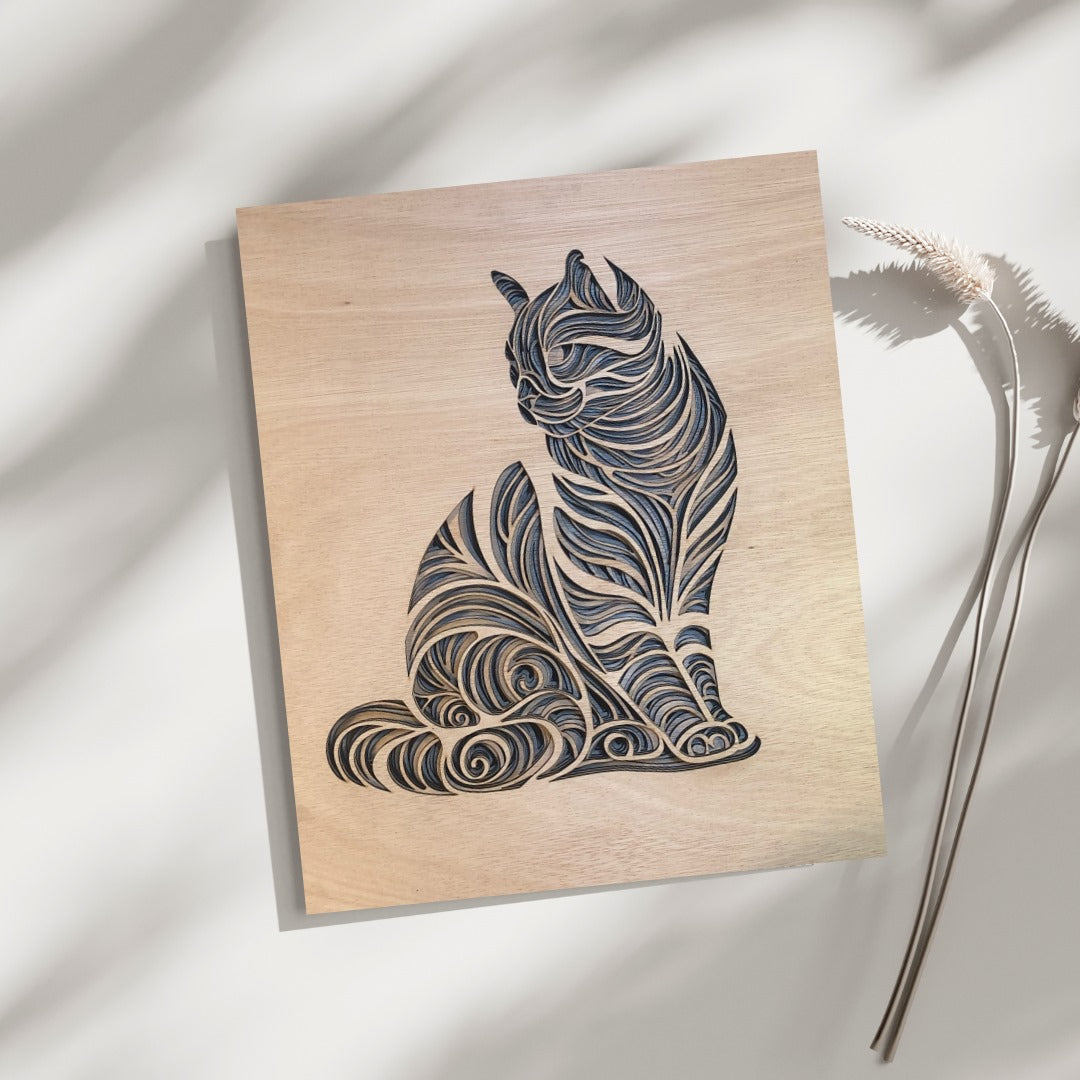 Abstract cat