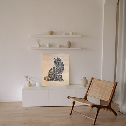 Abstract cat