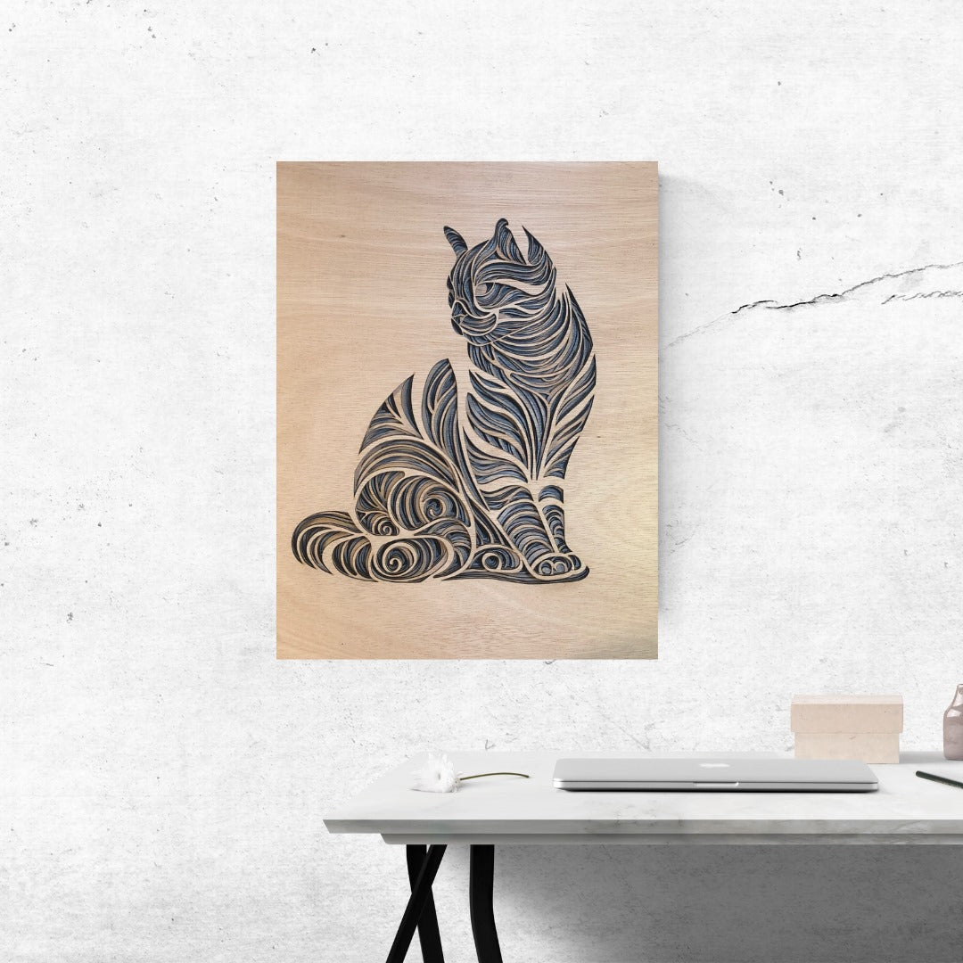 Abstract cat