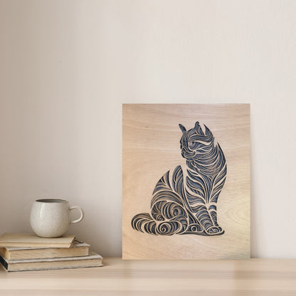 Abstract cat