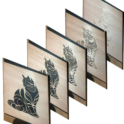 Abstract cat