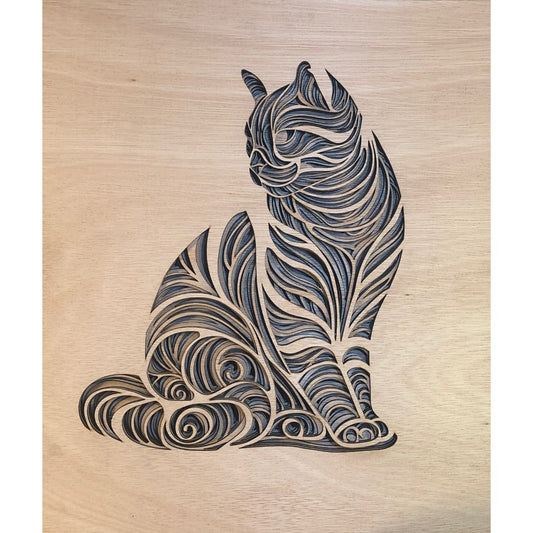 Abstract cat